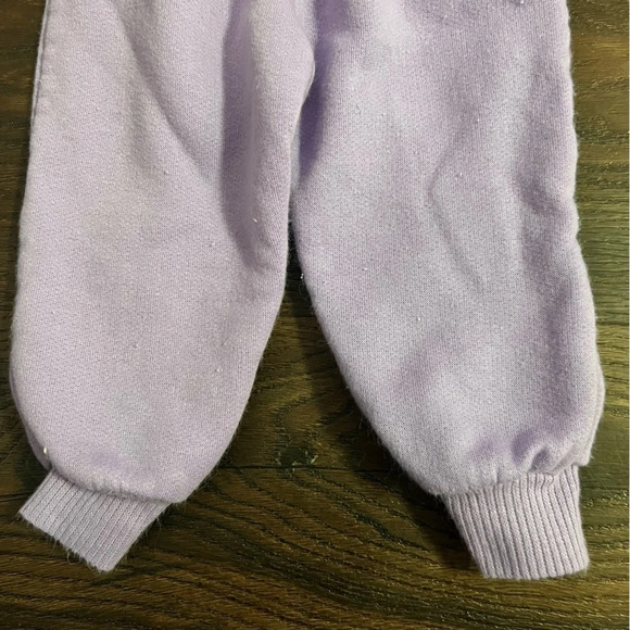 Vintage 12 month baby girl bundle lot purple pants and short sleeve shirt - Picture 9 of 11